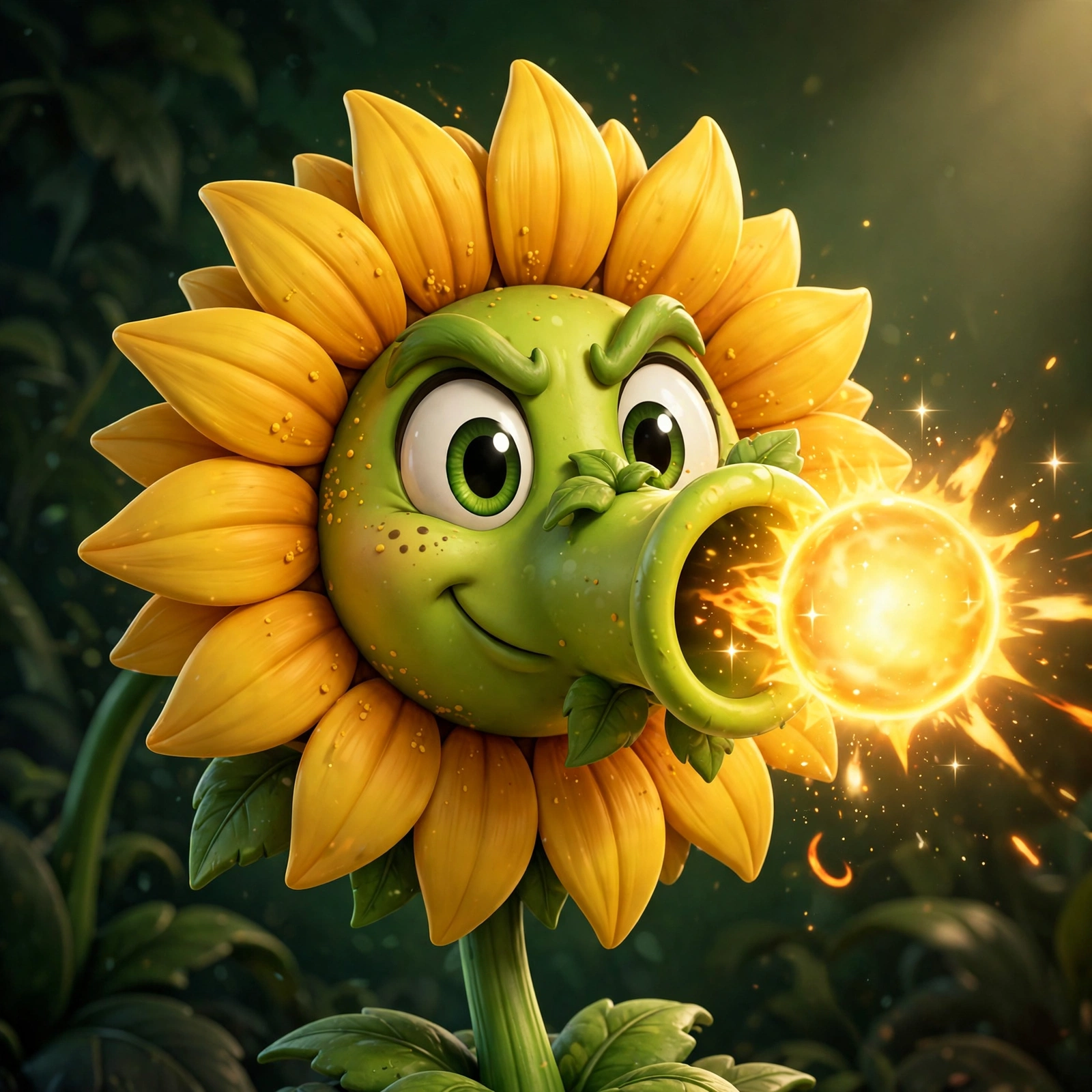 Sunshooter fusion plant — PVZ Fusion plants and zombies roster
